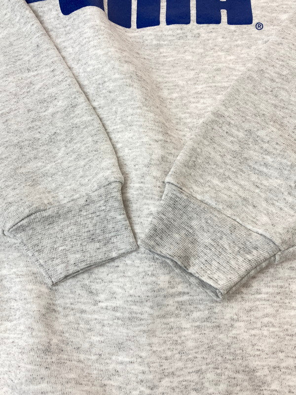 【中古品】【メンズ】  OLD PUMA オールド ピューマ LS LOGO SWEAT SHIRT USA製 長袖 ロゴ スウェット シャツ メンズ トレーナー アメリカ製 146-250219-em-04-min サイズ：L カラー：グレー 万代Net店