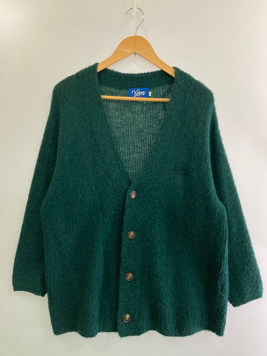 【中古品】【メンズ】  KEBOZ ケボズ MOHAIR CARDIGAN モヘア カーディガン メンズ ニット 142-250219-em-13-min サイズ：M カラー：グリーン 万代Net店