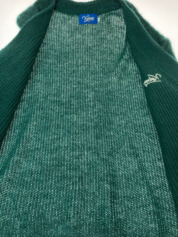 【中古品】【メンズ】 KEBOZ ケボズ MOHAIR CARDIGAN モヘア カーディガン メンズ ニット 142-250219-em-13-min サイズ：M カラー：グリーン 万代Net店
