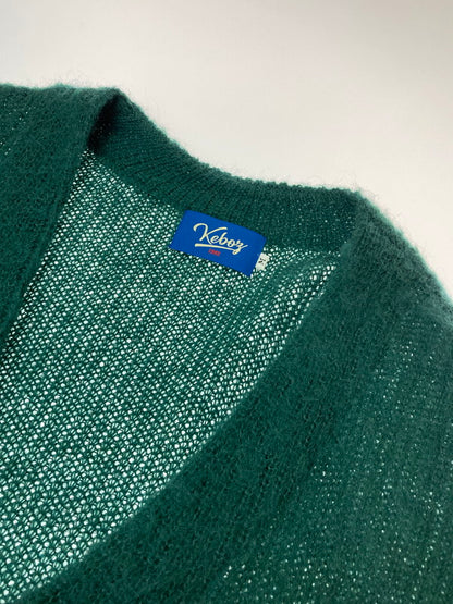 【中古品】【メンズ】 KEBOZ ケボズ MOHAIR CARDIGAN モヘア カーディガン メンズ ニット 142-250219-em-13-min サイズ：M カラー：グリーン 万代Net店