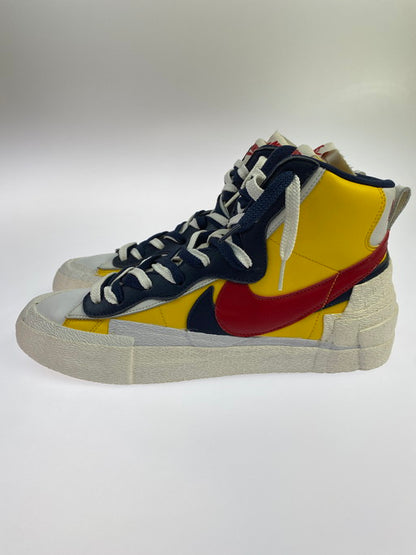 【中古美品】【メンズ】  NIKE×SACAI ナイキ × サカイ BV0072-700 BLAZER MID SACAI  VARSITY MAIZE 靴 シューズ スニーカー 160-250216-AS-12-min サイズ：29cm カラー：イエロー/ネイビー系 万代Net店