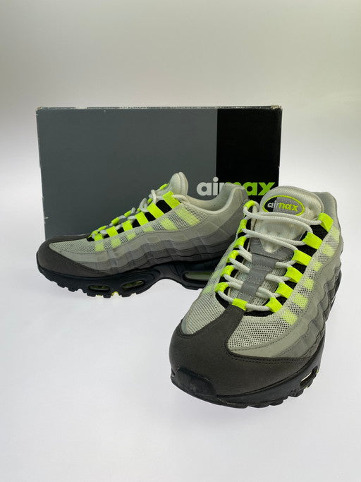 【中古品】【メンズ/レディース】  NIKE ナイキ 554970-071 AIR MAX 95 OG  YELLOW GRADATION  (2018) 靴 シューズ スニーカー 160-250216-AS-9-min サイズ：26.5cm カラー：グレー/イエロー系 万代Net店