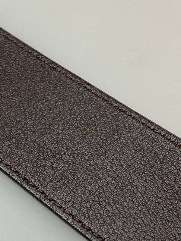 【中古品】【メンズ/レディース】 LOUIS VUITTON ルイ・ヴィトン M9874 CA1192 ヴェルニ サンチュール LV ファセット ベルト 179-250218-AS-14-min カラー：アマラント 万代Net店