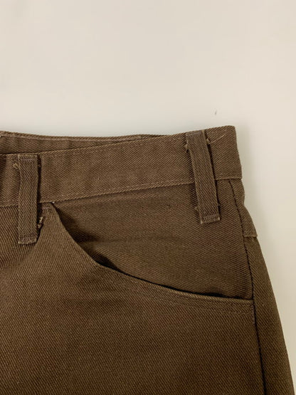 【中古品】【メンズ】  DICKIES ディッキーズ 80S 42 TALON USA製 WORK PANTS ワークパンツ  157-250215-ks-27-min サイズ：31×32 カラー：ブラウン 万代Net店