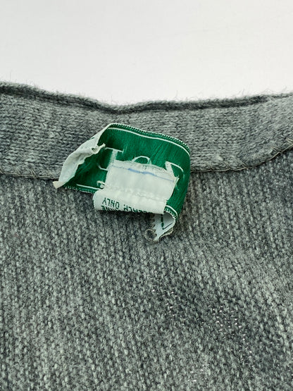 【現状渡し品】【メンズ】 IZOD アイゾッド メキシコ製 LS ACRYLIC CARDIGAN ロングスリーブ アクリル カーディガン メンズ トップス 146-260617-KS-26-min サイズ：L カラー：グレー 万代Net店