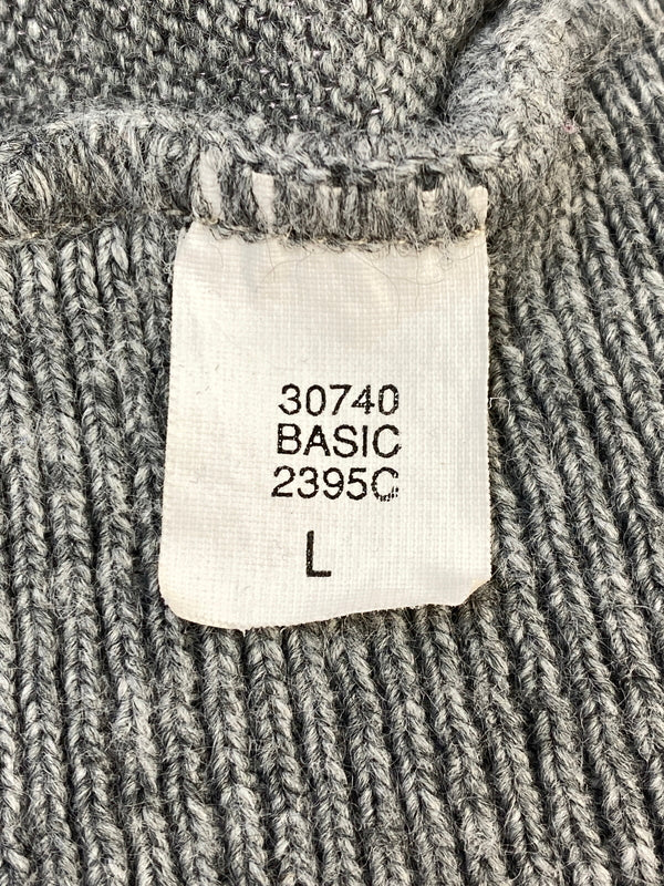 【現状渡し品】【メンズ】 IZOD アイゾッド メキシコ製 LS ACRYLIC CARDIGAN ロングスリーブ アクリル カーディガン メンズ トップス 146-260617-KS-26-min サイズ：L カラー：グレー 万代Net店