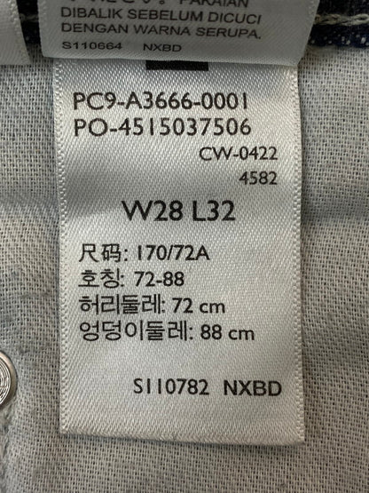 【中古品】【メンズ】  LEVI'S リーバイス SILVERTAB PC9-A3666-0001 STRAIGHT DENIM PANTS デニムパンツ 158-250215-ks-69-min サイズ：28×32 カラー：インディゴ 万代Net店