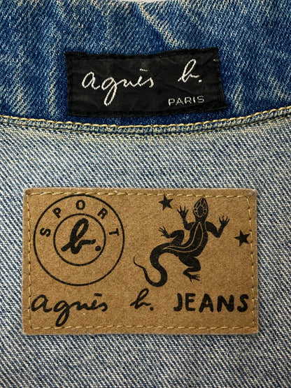 【中古品】【メンズ】  AGNES B アニエスベー DENIM JACKET デニムジャケット 141-250215-ks-17-min サイズ：不明 カラー：インディゴ 万代Net店