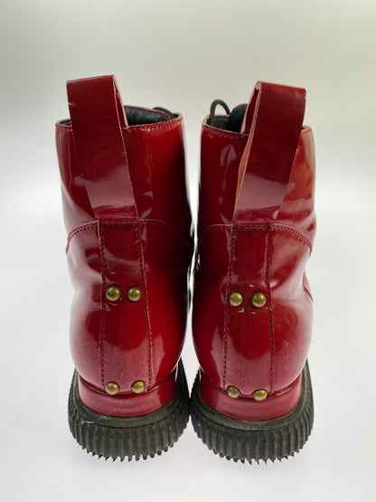 【中古品】【メンズ】  MILK BOY ミルクボーイ BUCKLE BOOTS 靴 シューズ ブーツ 165-250218-AS-35-min カラー：レッド 万代Net店