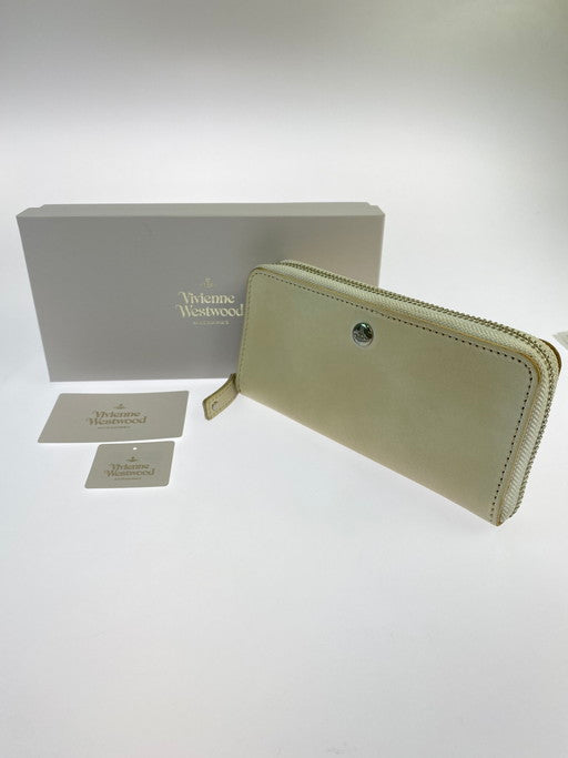 【中古品】【レディース】 Vivienne Westwood ヴィヴィアンウエストウッド LONG WALLET 長財布 ロングウォレット 201-250216-AS-31-min カラー：ホワイト 万代Net店