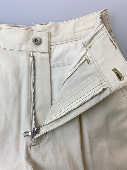 【中古美品】【メンズ】  KIIT キート KIK-P900B-002 IVORY PANT パンツ  140-250223-ks-23-min サイズ：1 カラー：アイボリー 万代Net店