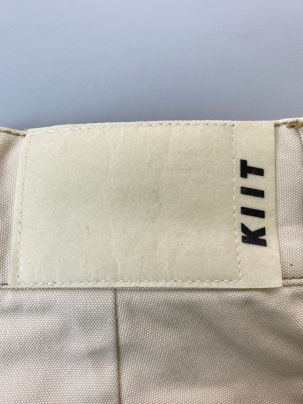 【中古美品】【メンズ】  KIIT キート KIK-P900B-002 IVORY PANT パンツ  140-250223-ks-23-min サイズ：1 カラー：アイボリー 万代Net店