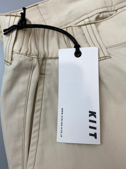 【中古美品】【メンズ】  KIIT キート KIK-P900B-002 IVORY PANT パンツ  140-250223-ks-23-min サイズ：1 カラー：アイボリー 万代Net店