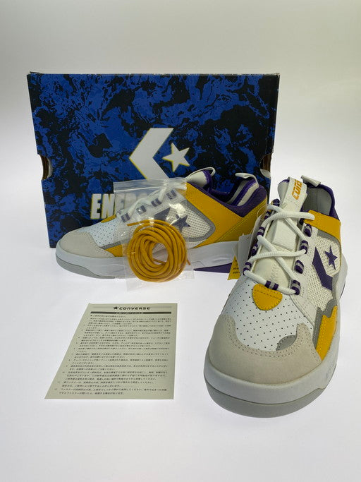 【中古美品】【メンズ】 CONVERSE コンバース WP2 EW ”WHITE PURPLE YELLOW” 靴 シューズ スニーカー 163-250218-AS-28-min サイズ：27.5cm カラー：ホワイト/イエロー/パープル 万代Net店