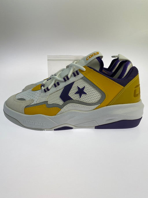 【中古美品】【メンズ】 CONVERSE コンバース WP2 EW ”WHITE PURPLE YELLOW” 靴 シューズ スニーカー 163-250218-AS-28-min サイズ：27.5cm カラー：ホワイト/イエロー/パープル 万代Net店