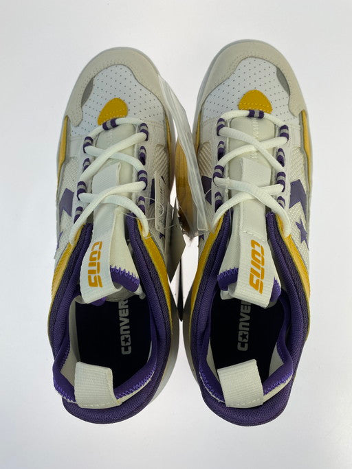 【中古美品】【メンズ】 CONVERSE コンバース WP2 EW ”WHITE PURPLE YELLOW” 靴 シューズ スニーカー 163-250218-AS-28-min サイズ：27.5cm カラー：ホワイト/イエロー/パープル 万代Net店