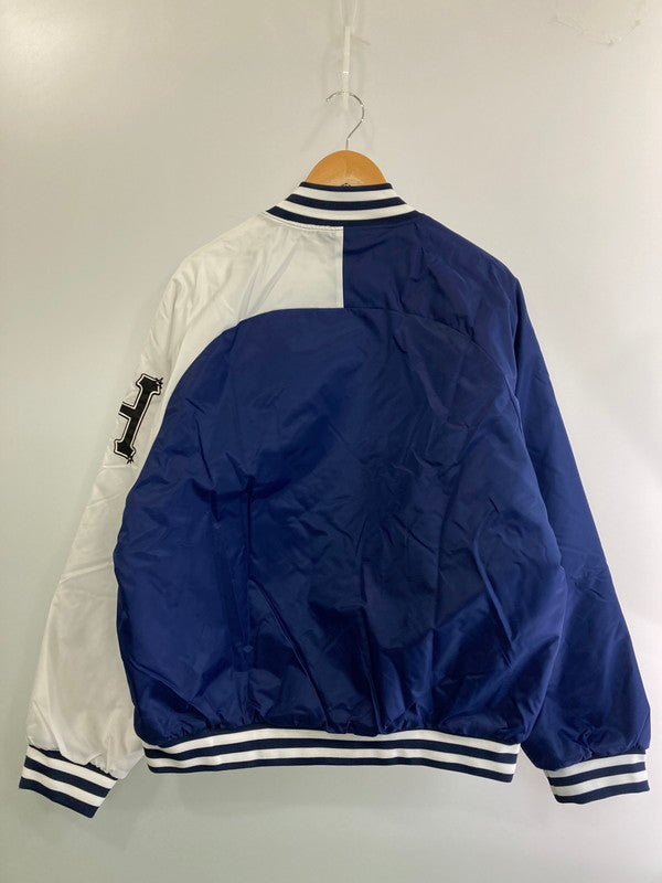 【中古品】【メンズ】 HUF ハフ 20TH BASEBALL JACKET 20周年  ベースボール ジャケット アウター スタジャン 142-250218-jt-19-min サイズ：XL カラー：ネイビー/ホワイト 万代Net店