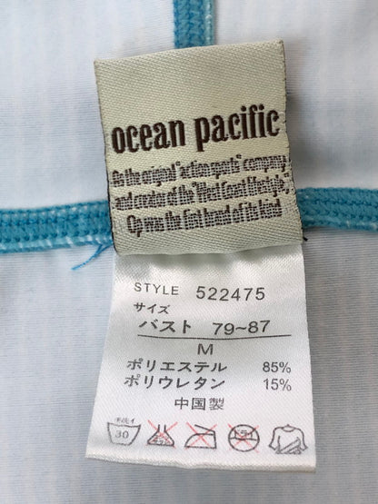 【中古品】【メンズ】 OCEAN PACIFIC オーシャンパシフィック ZIP UP HOODIE ジップアップフーディ 146-260423-zi-09-min サイズ：M カラー：ライトブルー系 万代Net店