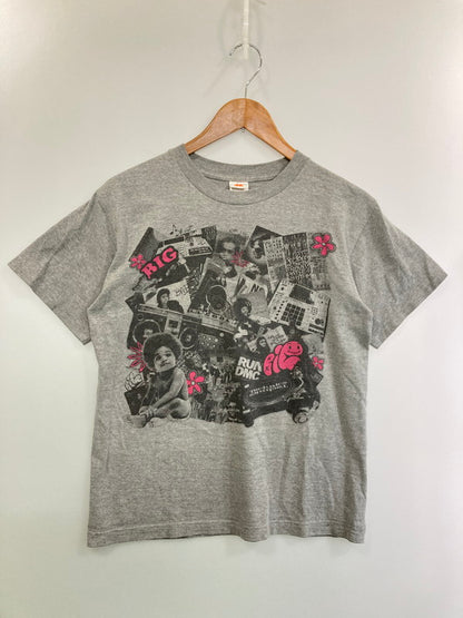 【中古品】【メンズ】  USED 90S CULTURE TEE カルチャーTシャツ トップス 146-250215-ks-08-min サイズ：S カラー：グレー 万代Net店