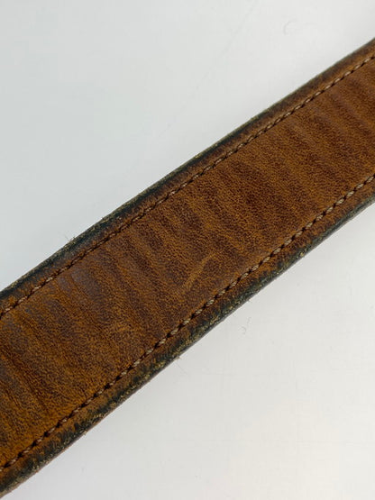 【中古品】【メンズ】 Engineered Garments エンジニアードガーメンツ LEATHER BELT ベルト 205-250218-AS-5-min サイズ：32 カラー：ブラウン 万代Net店