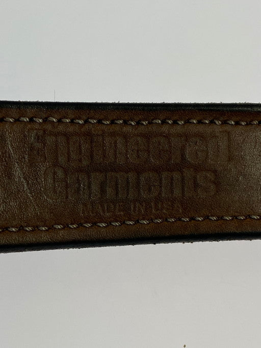 【中古品】【メンズ】 Engineered Garments エンジニアードガーメンツ LEATHER BELT ベルト 205-250218-AS-5-min サイズ：32 カラー：ブラウン 万代Net店