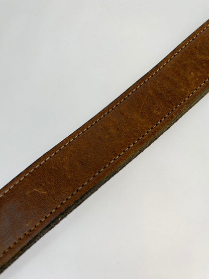 【中古品】【メンズ】 Engineered Garments エンジニアードガーメンツ LEATHER BELT ベルト 205-250218-AS-5-min サイズ：32 カラー：ブラウン 万代Net店