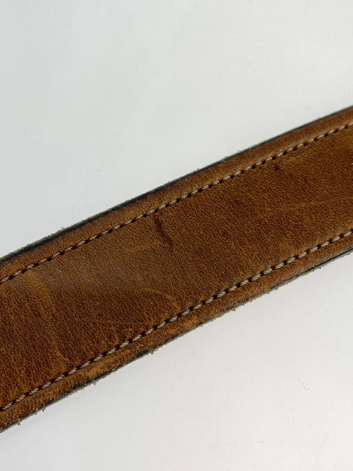 【中古品】【メンズ】 Engineered Garments エンジニアードガーメンツ LEATHER BELT ベルト 205-250218-AS-5-min サイズ：32 カラー：ブラウン 万代Net店