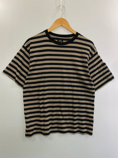 【中古品】【メンズ】 Needles ニードルス S/S CREW NECK TEE OT258 ショートスリーブ クルーネック Tシャツ 半袖Tシャツ トップス 140-250218-yn-04-min サイズ：M カラー：ブラウン系/ブラック 万代Net店