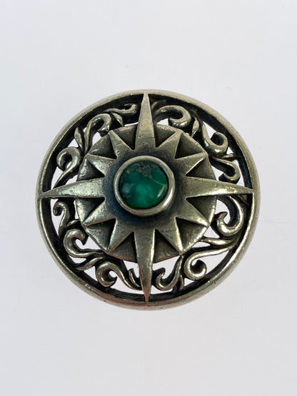 【中古品】【メンズ/レディース】 SAAD サード ターコイズコンチョ 飾りボタン 193-250216-AS-26-min カラー：シルバー 万代Net店