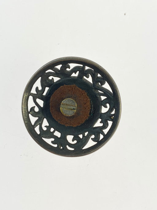 【中古品】【メンズ/レディース】 SAAD サード ターコイズコンチョ 飾りボタン 193-250216-AS-26-min カラー：シルバー 万代Net店