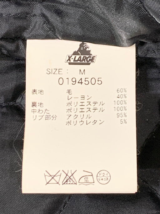 【中古品】【メンズ】 XLARGE エクストララージ STADIUM JACKET 0194505 スタジアムジャケット スタジャン アウター 142-250218-yn-31-min サイズ：M カラー：ネイビー 万代Net店