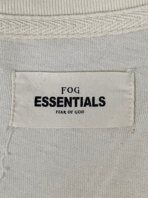 【中古品】【メンズ】  FOG ESSENTIALS L/S BACK LOGO TEE エフオージーエッセンシャルズ ロングスリーブ バックロゴ Tシャツ 長袖Tシャツ トップス 142-250218-yn-32-min サイズ：M カラー：アイボリー 万代Net店