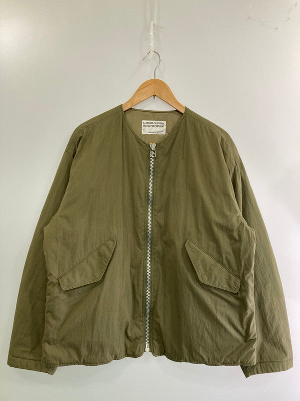 【中古品】【メンズ】 STANDARD CALIFORNIA スタンダードカリフォルニア RON HERMAN REVERSIBLE ARMY JACKET ロンハーマン リバーシブル アーミージャケット アウター 140-250218-yn-11-min サイズ：M カラー：オリーブグリーン 万代Net店