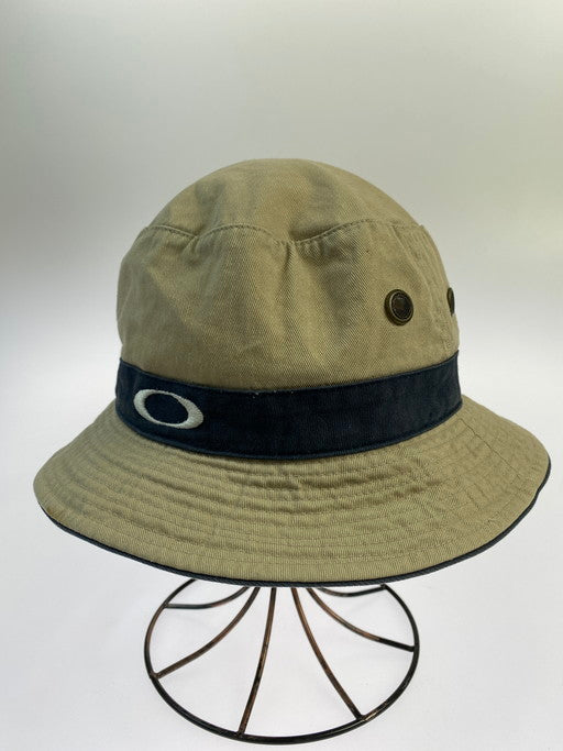 【中古品】【メンズ/レディース】 OAKLEY オークリー BUCKET HAT バケットハット 帽子 185-250223-AS-15-min カラー：ベージュ/ネイビー 万代Net店