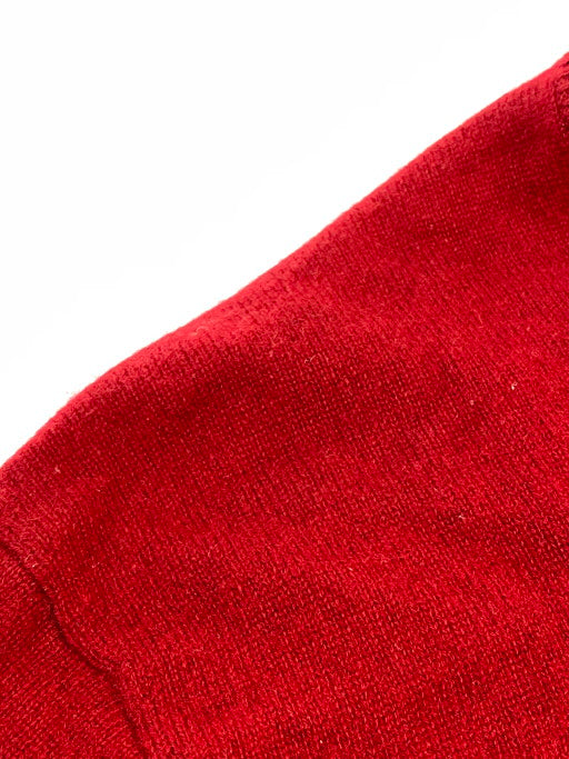 【中古品】【メンズ】  CLUB ROOM クラブルーム CASHMERE KNIT カシミア ニット トップス 146-250221-me-11-min サイズ：XL カラー：レッド 赤 万代Net店