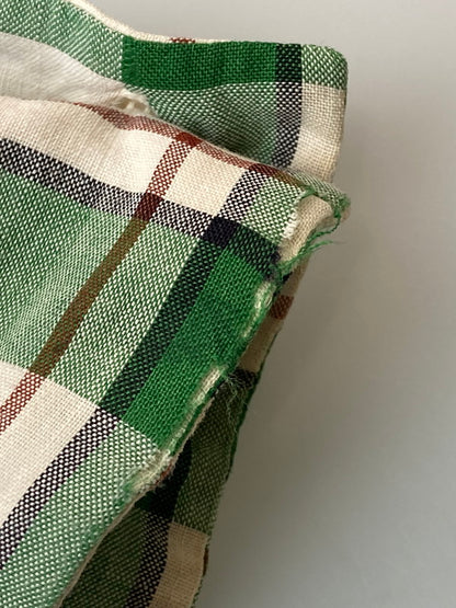 【現状渡し品】【メンズ】 BOND ボンド 60S L S CHECK SHIRT チェックシャツ トップス 146-250215-ks-05-min サイズ：M カラー：グリーン系 万代Net店