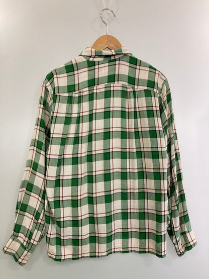 【現状渡し品】【メンズ】 BOND ボンド 60S L S CHECK SHIRT チェックシャツ トップス 146-250215-ks-05-min サイズ：M カラー：グリーン系 万代Net店