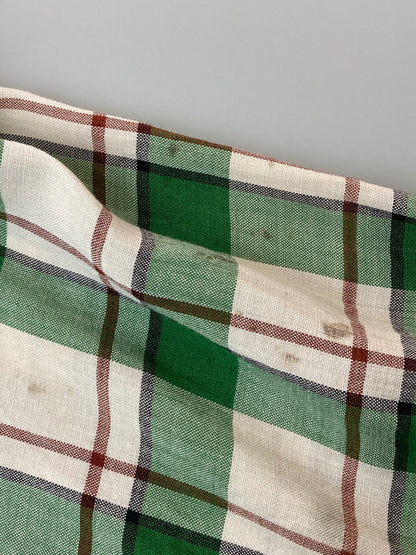 【現状渡し品】【メンズ】 BOND ボンド 60S L S CHECK SHIRT チェックシャツ トップス 146-250215-ks-05-min サイズ：M カラー：グリーン系 万代Net店