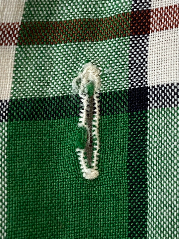 【現状渡し品】【メンズ】 BOND ボンド 60S L S CHECK SHIRT チェックシャツ トップス 146-250215-ks-05-min サイズ：M カラー：グリーン系 万代Net店