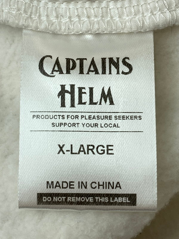 【中古品】【メンズ】  CAPTAIN HELM キャプテンズヘルム HELM LOCAL SWEATPANT ヘルム ローカル スウェットパンツ メンズ ボトムス ジャージ 153-250219-em-10-min サイズ：XL カラー：ホワイト 万代Net店