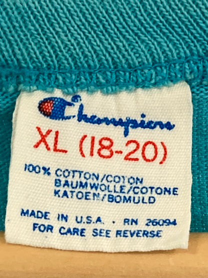 【現状渡し品】【メンズ】 Champion チャンピオン 80S S S TEE 80年代 Tシャツ 春夏 半袖 メンズ トップス 146-250219-em-05-min サイズ：XL カラー：ライトブルー 万代Net店