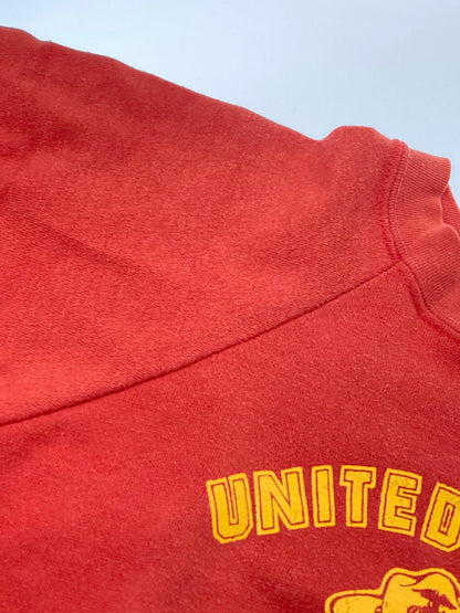 【中古品】【メンズ】  USED UNITED STATES MARINE CORPS S S SWEATSHIRT 半袖Tシャツ ベイサイド プリントTシャツ 半袖 146-250219-em-31-min サイズ：L カラー：レッド 万代Net店