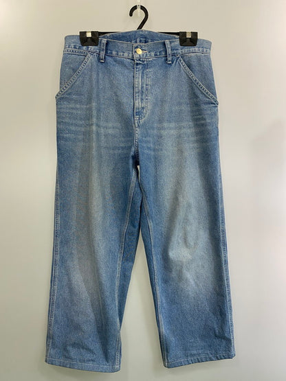 【中古品】【メンズ】  CARHARTT WIP SIMPLE PANT DENIM PANTS I022947.01.ZO.32 カーハートダブリューアイピー シンプルパンツ デニムパンツ ボトムス 153-250218-yn-01-min サイズ：32×32 カラー：ライトインディゴ 万代Net店