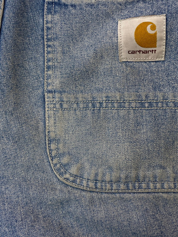 【中古品】【メンズ】  CARHARTT WIP SIMPLE PANT DENIM PANTS I022947.01.ZO.32 カーハートダブリューアイピー シンプルパンツ デニムパンツ ボトムス 153-250218-yn-01-min サイズ：32×32 カラー：ライトインディゴ 万代Net店