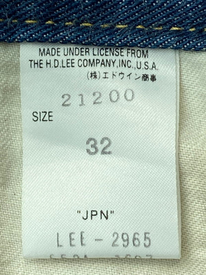 【中古品】【メンズ】  LEE リー RIDERS DENIM PANT 21200 ライダース デニム パンツ メンズ ジーンズ ジーパン 158-250219-em-11-min サイズ：32 カラー：インディゴブルー 万代Net店