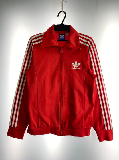 【中古品】【メンズ】 adidas アディダス L43686 FIREBIRD TRACK JACKET ファイヤーバード トラック ジャケット 148-250221-me-20-min サイズ：100 カラー：レッド 赤 万代Net店