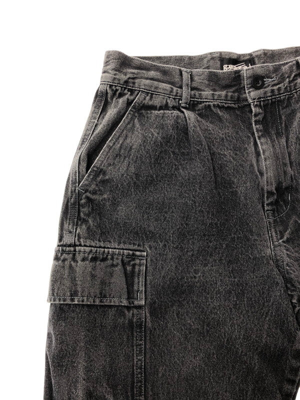 【中古品】【メンズ】 GENZAI ゲンザイ CARGO DENIM PANT カーゴ デニムパンツ ボトムス 153-260426-rt-17-tagh サイズ：M カラー：グレー 万代Net店