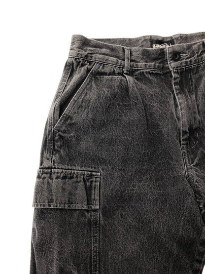 【中古品】【メンズ】 GENZAI ゲンザイ CARGO DENIM PANT カーゴ デニムパンツ ボトムス 153-260426-rt-17-tagh サイズ：M カラー：グレー 万代Net店