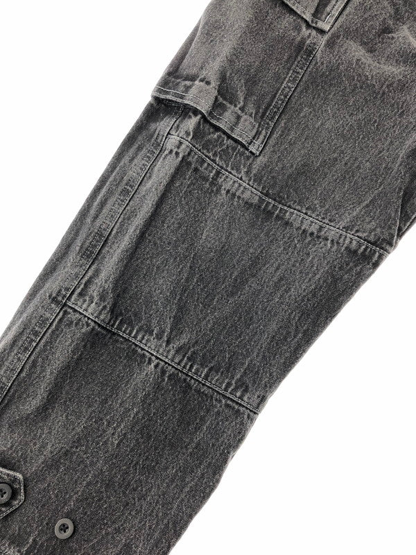 【中古品】【メンズ】 GENZAI ゲンザイ CARGO DENIM PANT カーゴ デニムパンツ ボトムス 153-260426-rt-17-tagh サイズ：M カラー：グレー 万代Net店