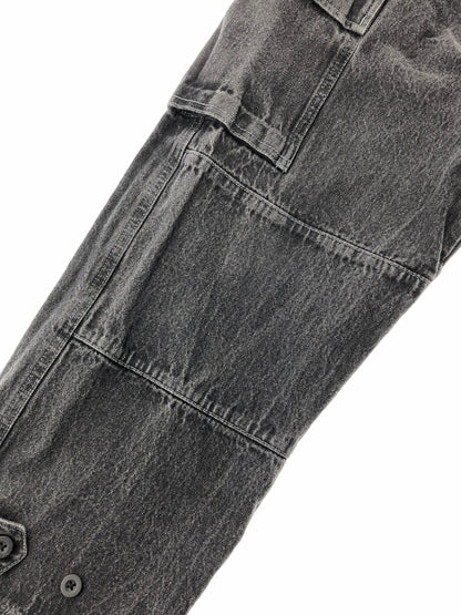 【中古品】【メンズ】 GENZAI ゲンザイ CARGO DENIM PANT カーゴ デニムパンツ ボトムス 153-260426-rt-17-tagh サイズ：M カラー：グレー 万代Net店